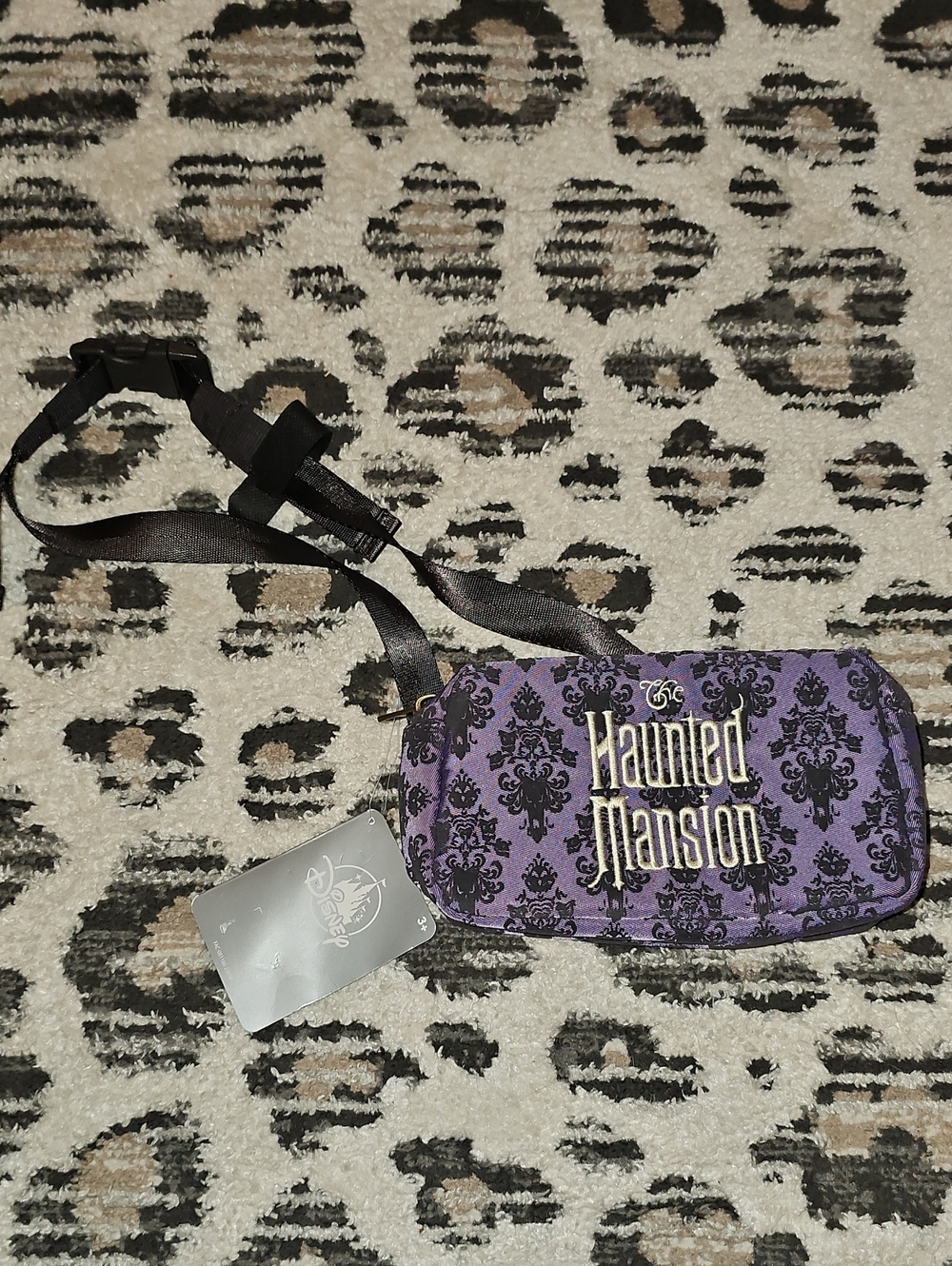 Disney Haunted Mansion Phanny Pack Embroidered Zip Belt Bag